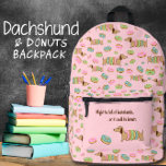 Dackel und Donuts Sweet for Dackel Hunde<br><div class="desc">Dackel Hund Liebe und Spaß</div>
