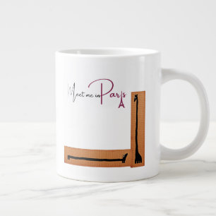 Dackel und Giraffe Jumbo-Tasse