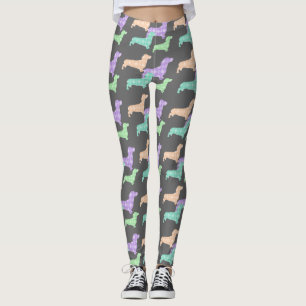 Dackel und Raute Leggings