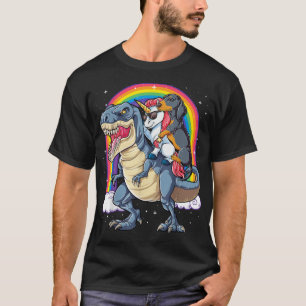 Dackel Unicorn Riding Dinosaur T re Geschenke Frau T-Shirt