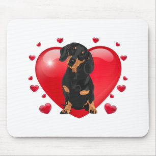 Dackel Valentinstag Gif gestörte Mama Hund L Mousepad