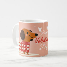 Dackel Valentinstag Tasse