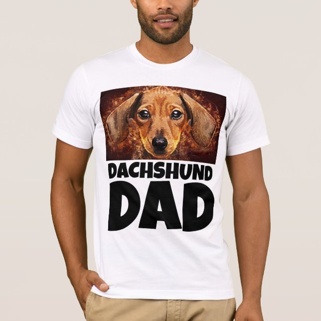 DACKEL VATER DOG T - SHIRT (Vorderseite)