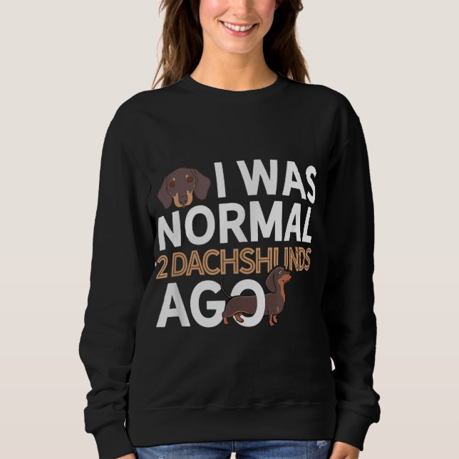 Dackel Vater Funny Dackel Hund Lover Dackel Multip Sweatshirt (Vorderseite)