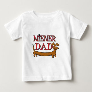 Dackel-Vater-Schlicht Baby T-shirt