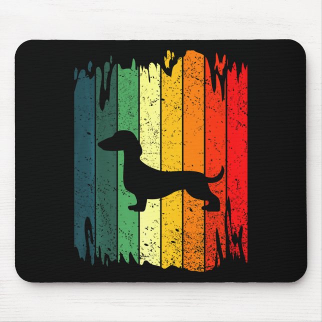Dackel Vater Weiner Pet Eigentümer Mousepad (Vorne)