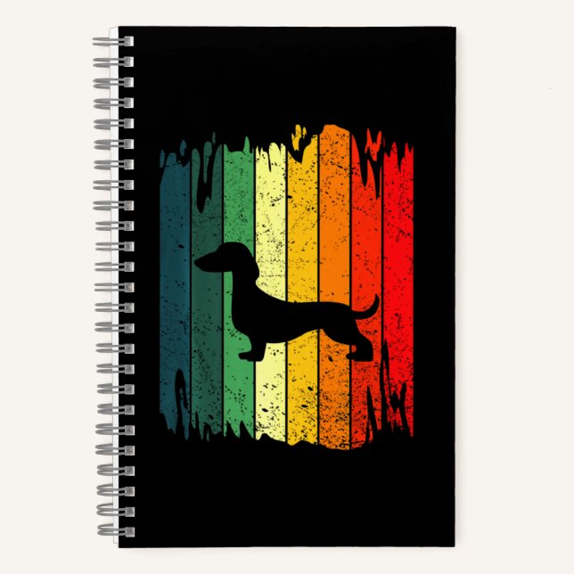 Dackel Vater Weiner Pet Eigentümer Notizbuch (Vorderseite)