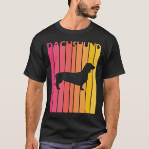 Dackel Vintag Hunde T-Shirt Dackel für Hunde älter
