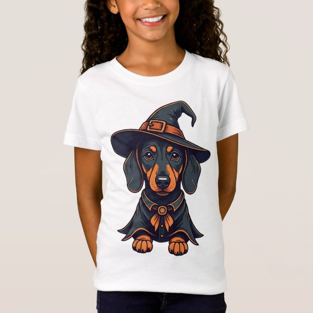 Dackel von Trick oder Treater T-Shirt (Vorderseite)