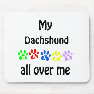 Dackel Walking Design Mousepad