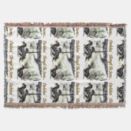 Dackel Weihnachten Decke