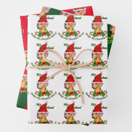 Dackel Weihnachten froh Geschenkpapier Set