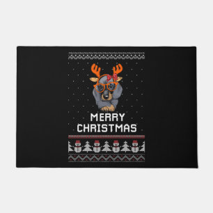 Dackel Weihnachten Fußmatte