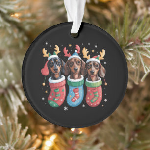 Dackel Weihnachten Hund Lover Geschenk Feiertag Ornament