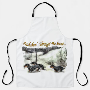 Dackel Weihnachten Schürze