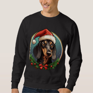 Dackel Weihnachten Sweatshirt