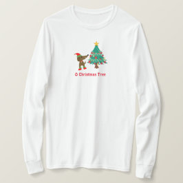 Dackel Weihnachtsbaum Basic Long Sleeve T - Shirt
