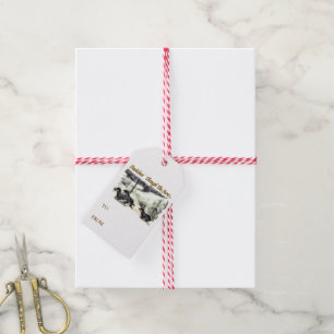 Dackel-Weihnachtsgeschenke Geschenkanhänger