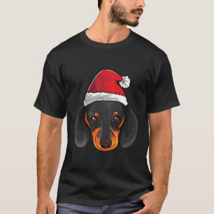 Dackel Weihnachtshund Santa Merry Corgmas Weihnach T-Shirt