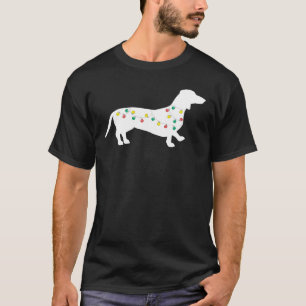 Dackel Weihnachtslicht Beste Geschenke für Hunde T-Shirt
