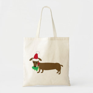 Dackel-WeihnachtsTaschen-Tasche Tragetasche