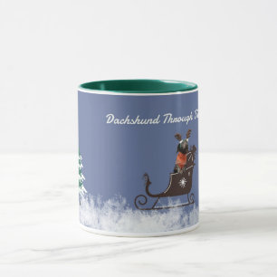 Dackel-WeihnachtsTasse Tasse