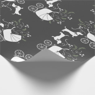 Dackel Weiner Dog Baby Shower Gender Neutral Geschenkpapier