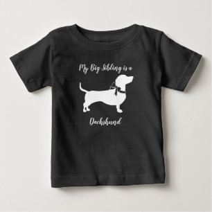 Dackel Weiner Dog Babydusche Baby T-shirt