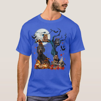 Dackel Weiner Sausage Spooky Halloween Baumcos T-Shirt