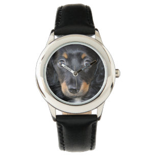 Dackel-Welpe Armbanduhr