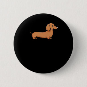 Dackel Welpenaufkleber Button