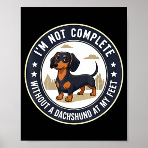 Dackel Wiener Hund Poster
