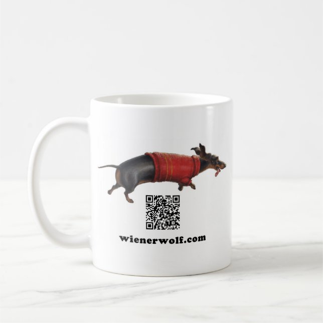 Dackel-Wolf-Tasse 2 Tasse (Links)