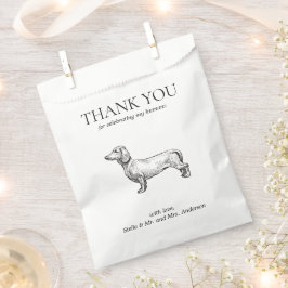 Dackel Wurst Hund Leckerei Haustier Zeichnend Gesi Geschenktütchen