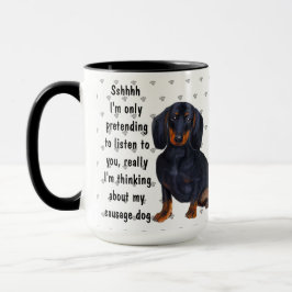 Dackel Wurst Hund Liebe Kaffee Tee Custom Tasse