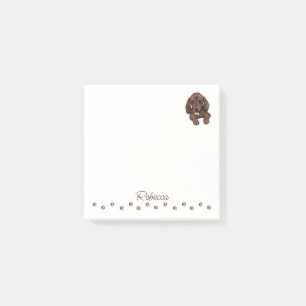 Dackel Wurst Hund Personalisierte Hinweise nach de Post-it Klebezettel