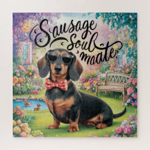 Dackel Wurst Seelachs Puzzle