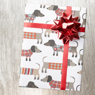 Dackel Wursthund Geschenkpapier
