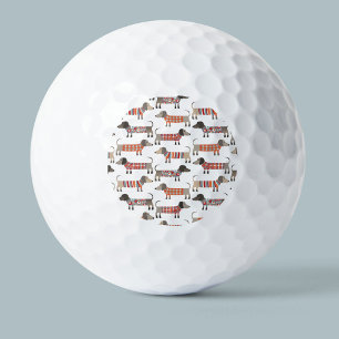 Dackel Wursthund Golfball