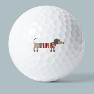 Dackel Wursthund Golfball
