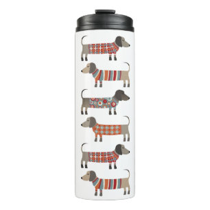 Dackel Wursthund Thermosbecher