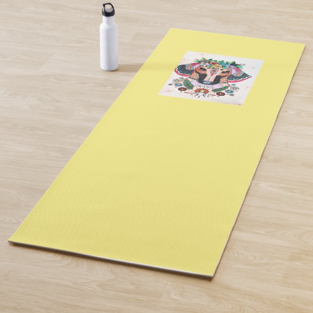 Dackel Yoga Mat Yogamatte (Beispiel)