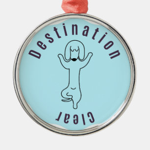 Dackel Ziel löschen Ornament Aus Metall
