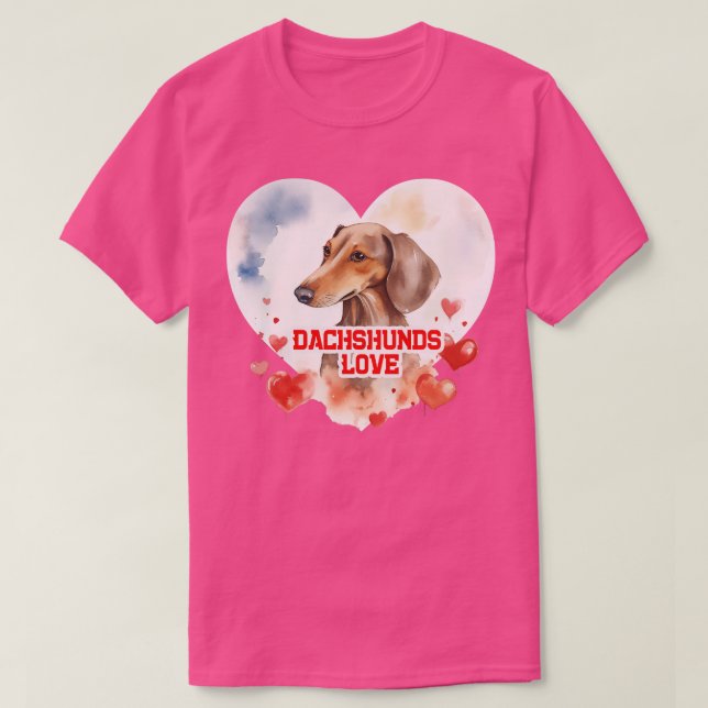 DACKELN LIEBE 2 T-Shirt (Design vorne)