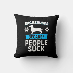 Dackeln mit meinen Freunden Kissen