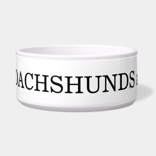 Dackeln sind die besten Freunde... Napf