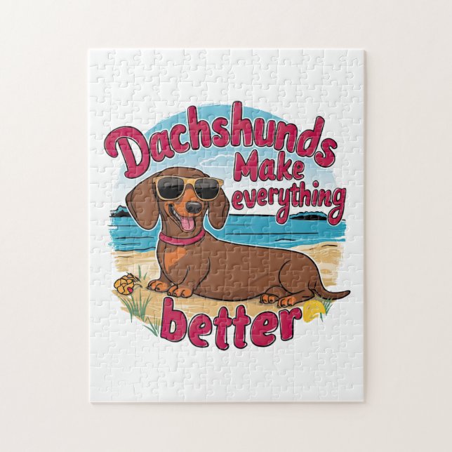 Dackeln verbessern puzzle (Vertikal)