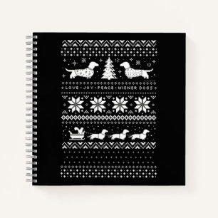 Dackeln Weihnachten Notizbuch