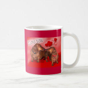 Dackelvalentine-Tasse Tasse