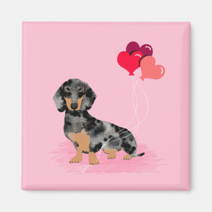 Dackelvalentines-Magnet Magnet
